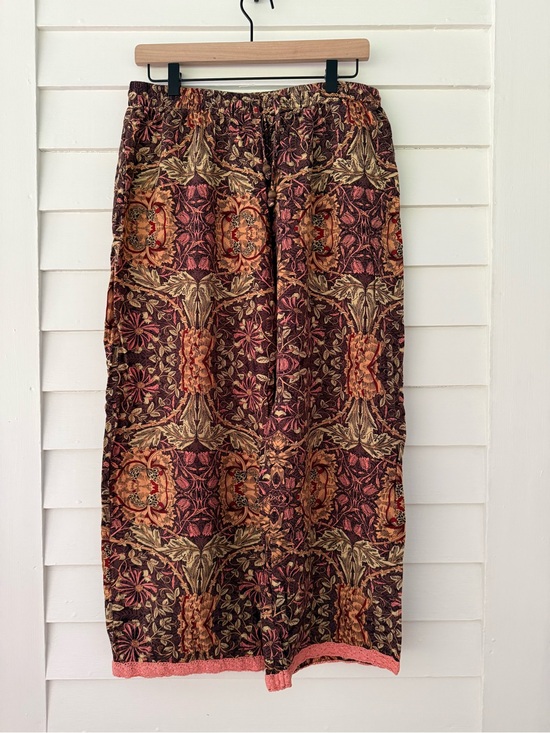 Signals Pants - Vintage Signals Floral Print Lounge Pants Women’s Medium Boho Elastic Waist